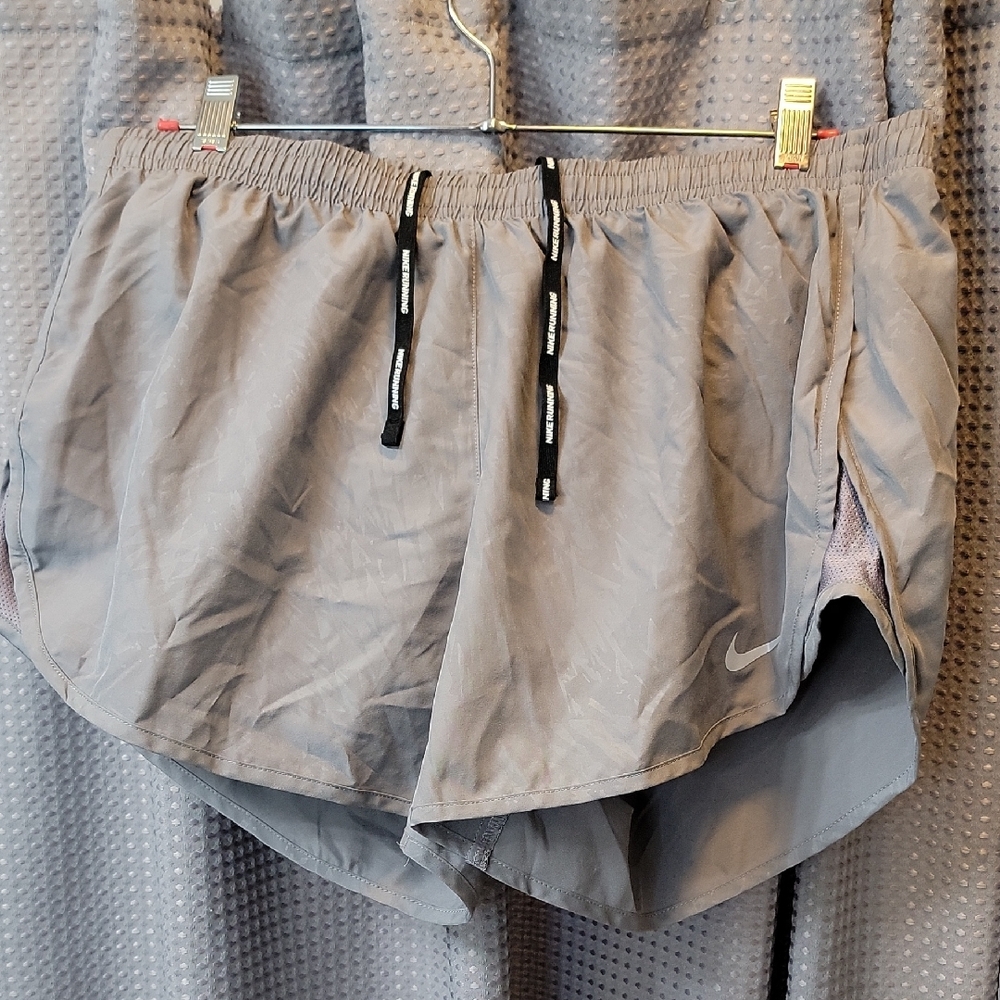 Nike Running Run Shorts With Brief Size L